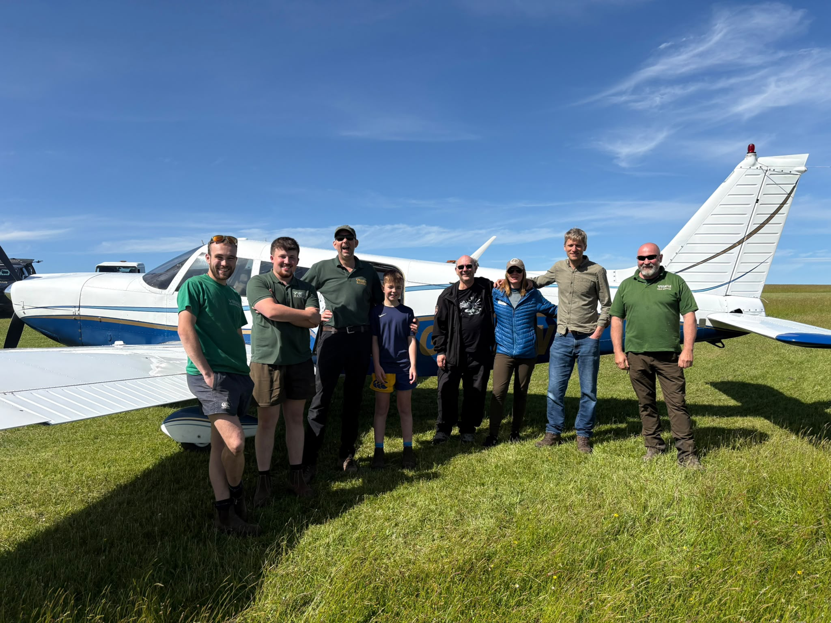 Civil Air Support helps return white-tailed eagles to Exmoor