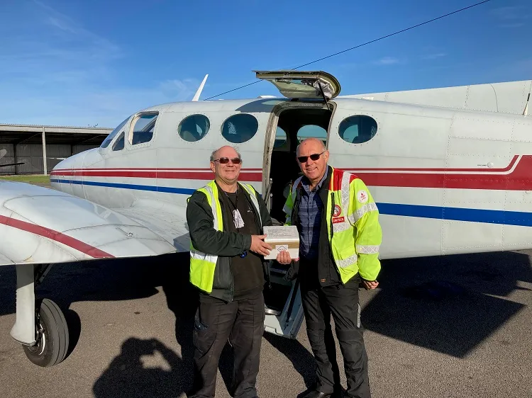 Pilot And Bikers Race Against Clock In Life Saving Dash To The North